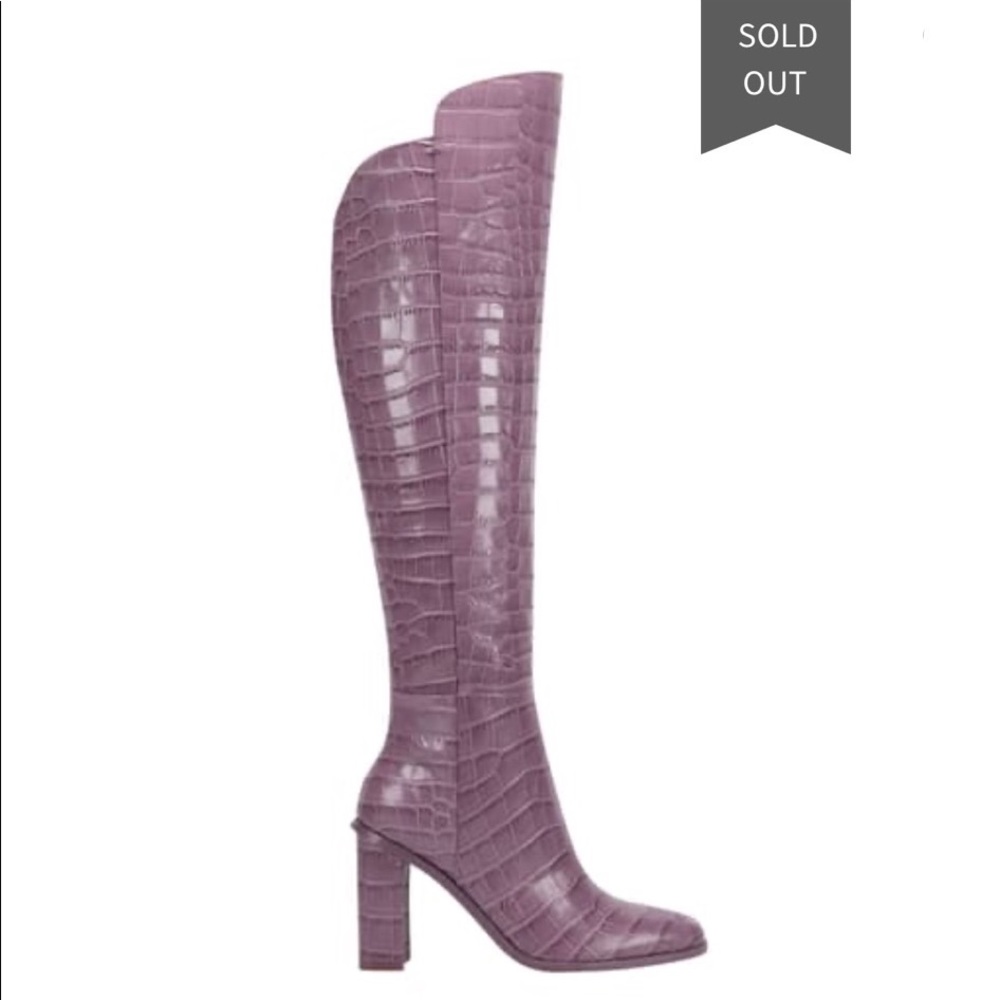NIB!! Marc Fisher Unella Croc Knee High Boots!!